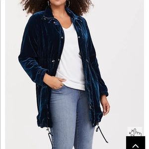 Torrid Velvet Jacket